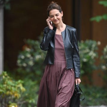 new york, ny 10022024 katie holmes enjoying fall in nyc while wearing sarto franco sarto emma slingback flats paired with a midi dress and leather jacket pictured katie holmes photo by jesse bauerstartraksphotocom ms47355editorial rights managed image please contact wwwstartraksphotocom for licensing fee startraks photostartraks photonew york, ny for licensing please call 212 414 9464 or email salesstartraksphotocomimage may not be published in any way that is or might be deemed defamatory, libelous, pornographic, or obscene please consult our sales department for any clarification or question you may havestartraks photo reserves the right to pursue unauthorized users of this image if you violate our intellectual property you may be liable for actual damages, loss of income, and profits you derive from the use of this image, and where appropriate, the cost of collection andor statutory damages